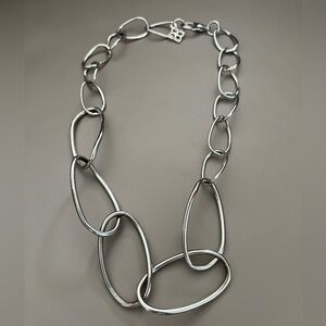 Bcbgmaxazria Silver Chain Necklace